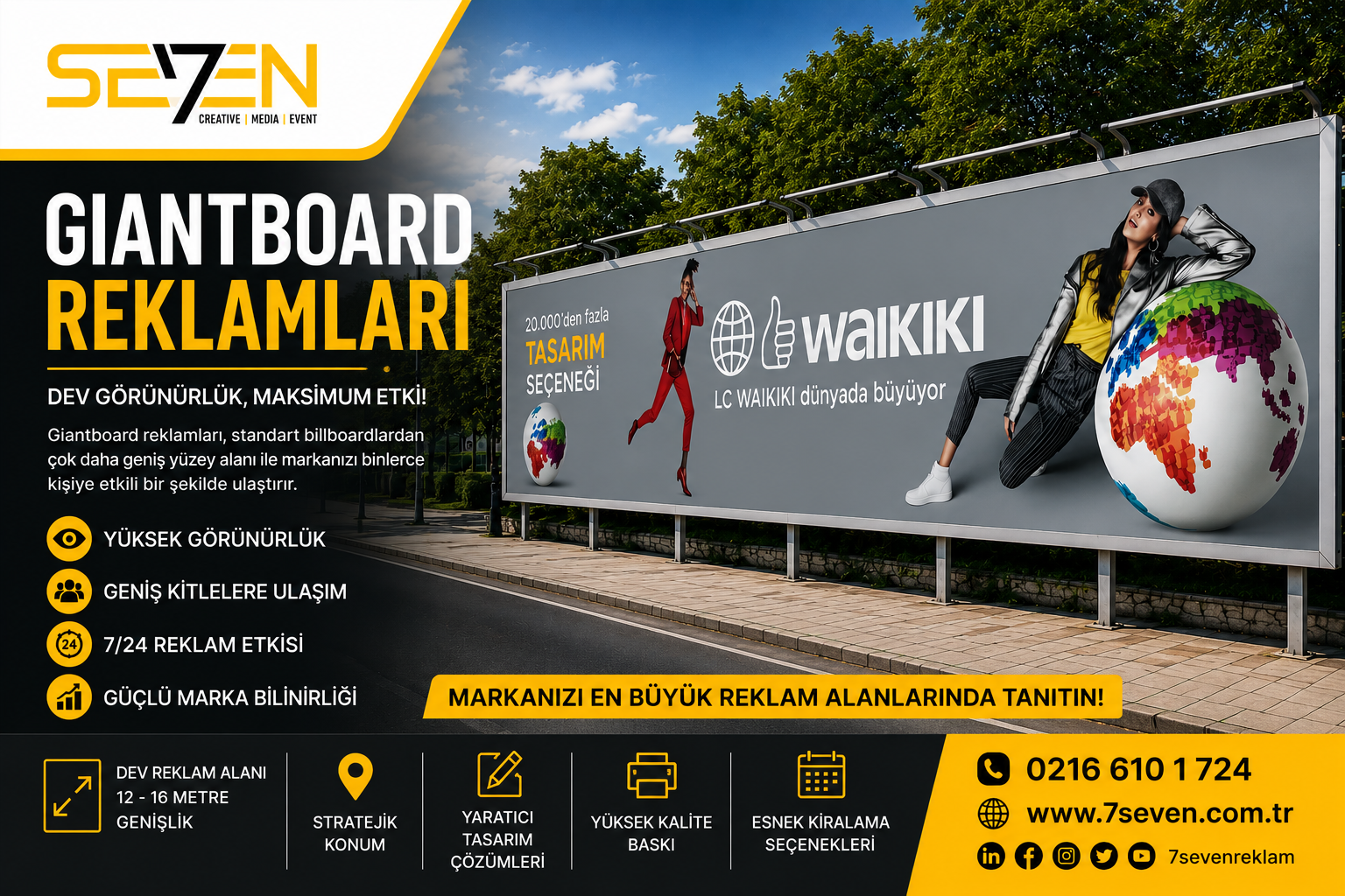 Giantboard Reklam Nedir? Büyük Ölçekli Açıkhava Reklamcılığının Gücü