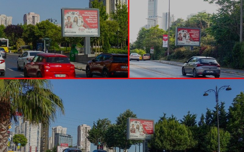 Megalight Reklamları: Otoyolların ve Ana Arterlerin Gözdesi