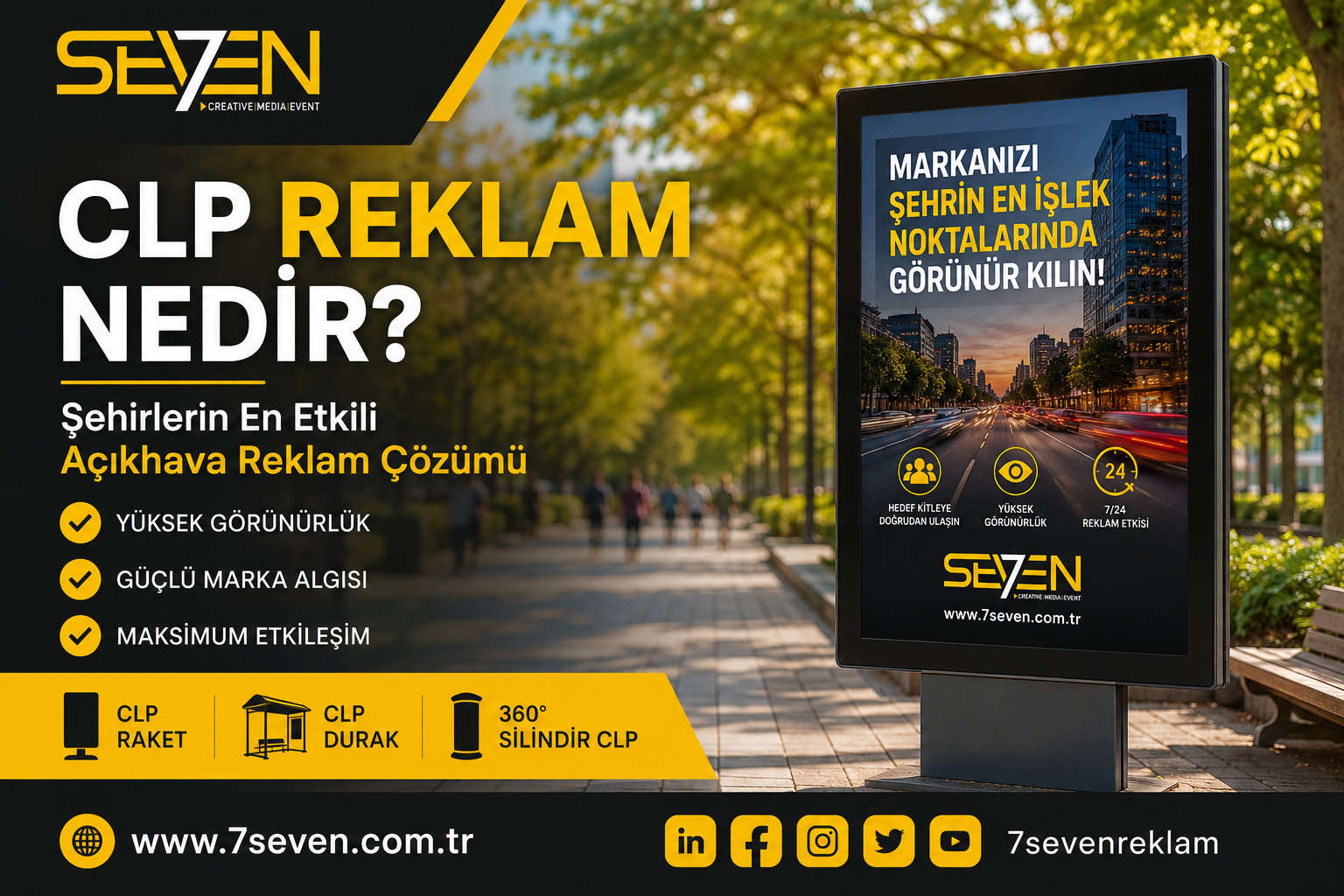 CLP Reklam Nedir? Şehirlerin En Etkili Açıkhava Reklam Çözümü
