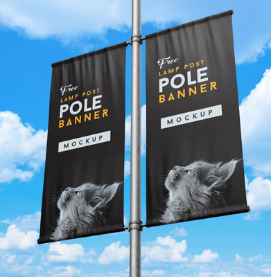 Direk Reklam (Pole Banner) Nedir? Açık Hava Reklamcılığında Etkili ve Ekonomik Çözüm